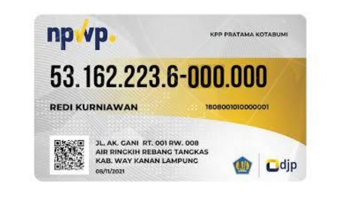 Nomor Pokok Wajib Pajak (NPWP) adalah identitas resmi bagi wajib pajak. (foto X)
